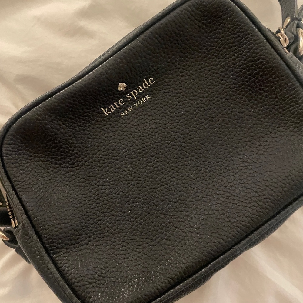 Kate Spade Black Pebbled Leather Mulberry Street Pyper Shoulder Bag
